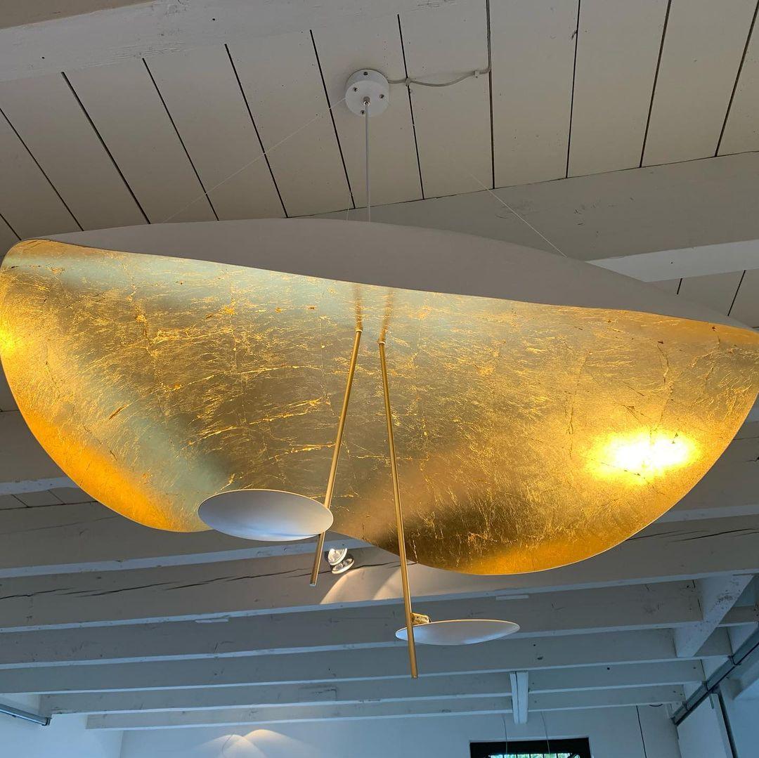 Lampa Wisząca Nowoczesna z Wygiętym Kloszem na Sufit