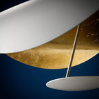 Lampa Wisząca Nowoczesna z Wygiętym Kloszem na Sufit