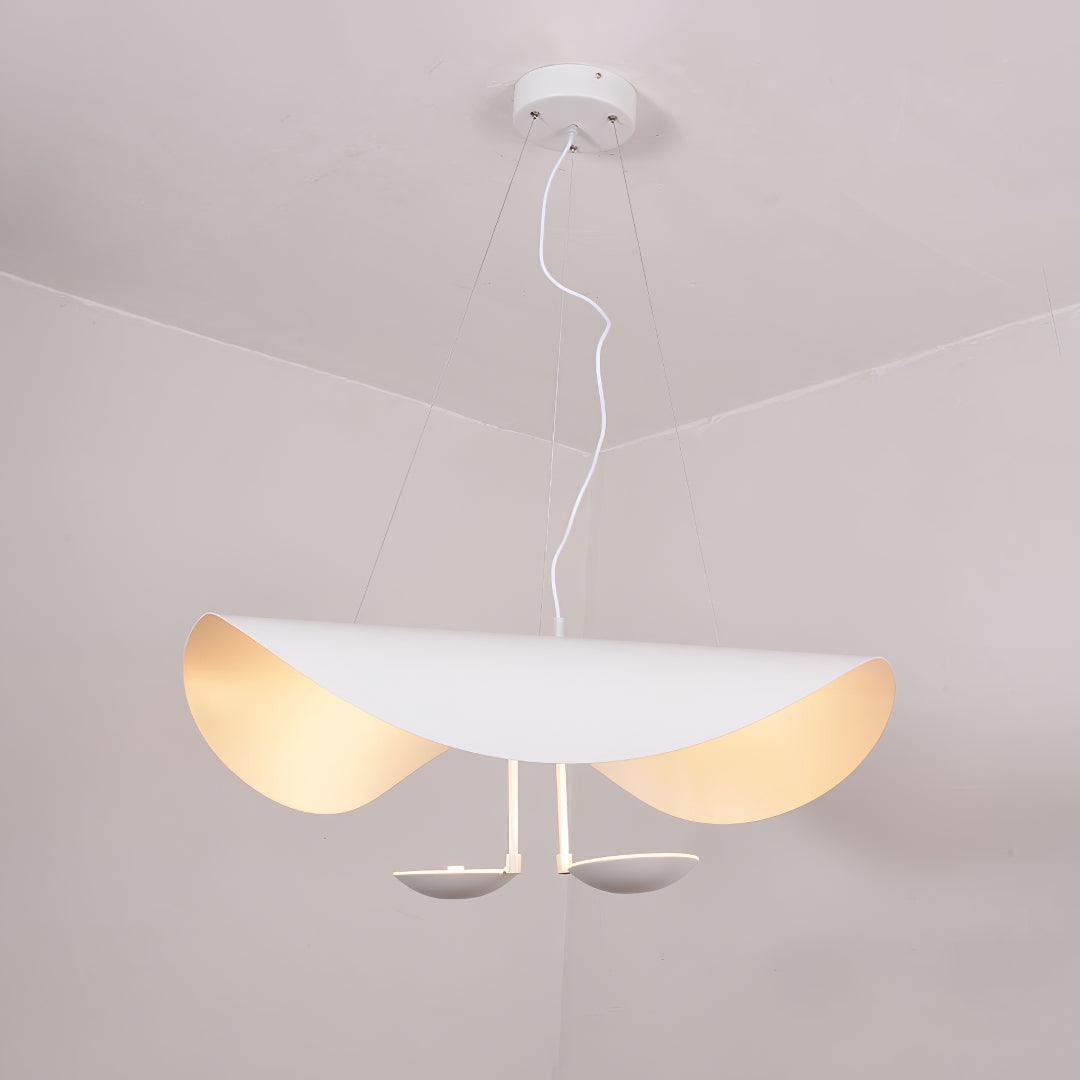 Lampa Wisząca Nowoczesna z Wygiętym Kloszem na Sufit