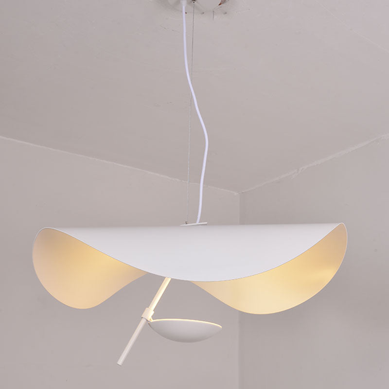 Lampa Wisząca Nowoczesna z Wygiętym Kloszem na Sufit