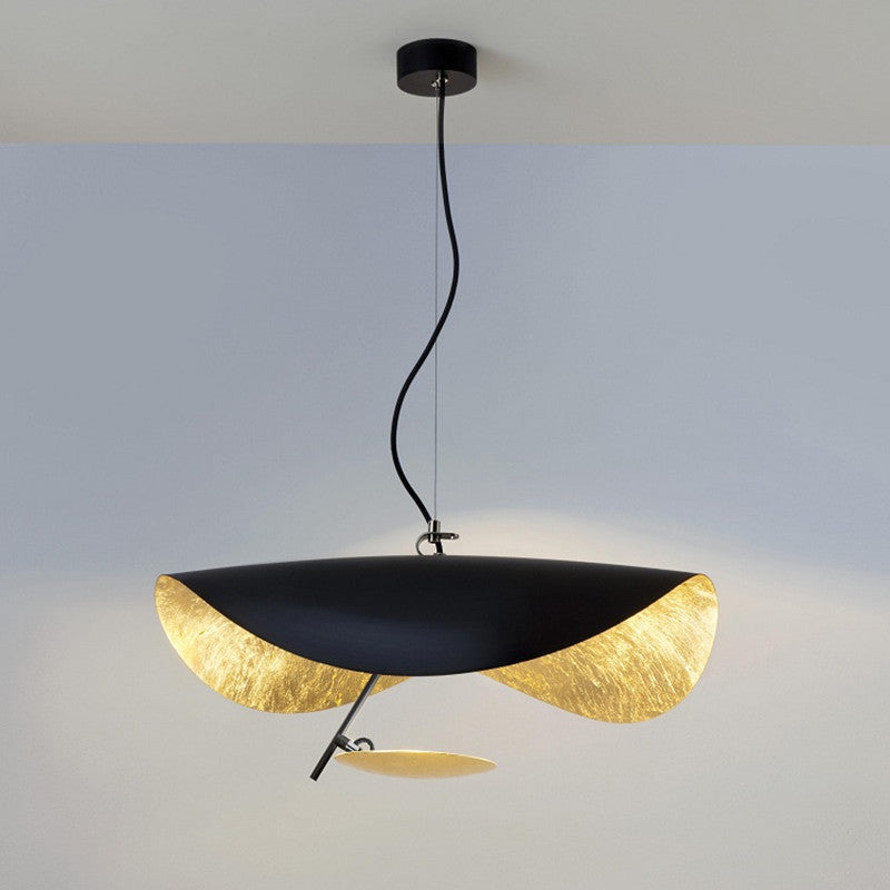 Lampa Wisząca Nowoczesna z Wygiętym Kloszem na Sufit ##POS:49##
