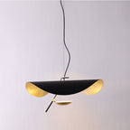 Lampa Wisząca Nowoczesna z Wygiętym Kloszem na Sufit