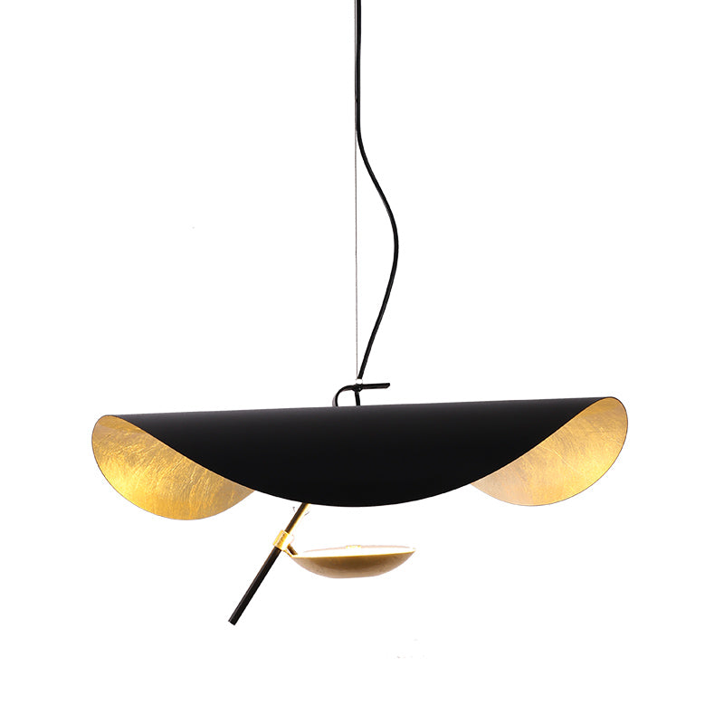 Lampa Wisząca Nowoczesna z Wygiętym Kloszem na Sufit ##POS:53##