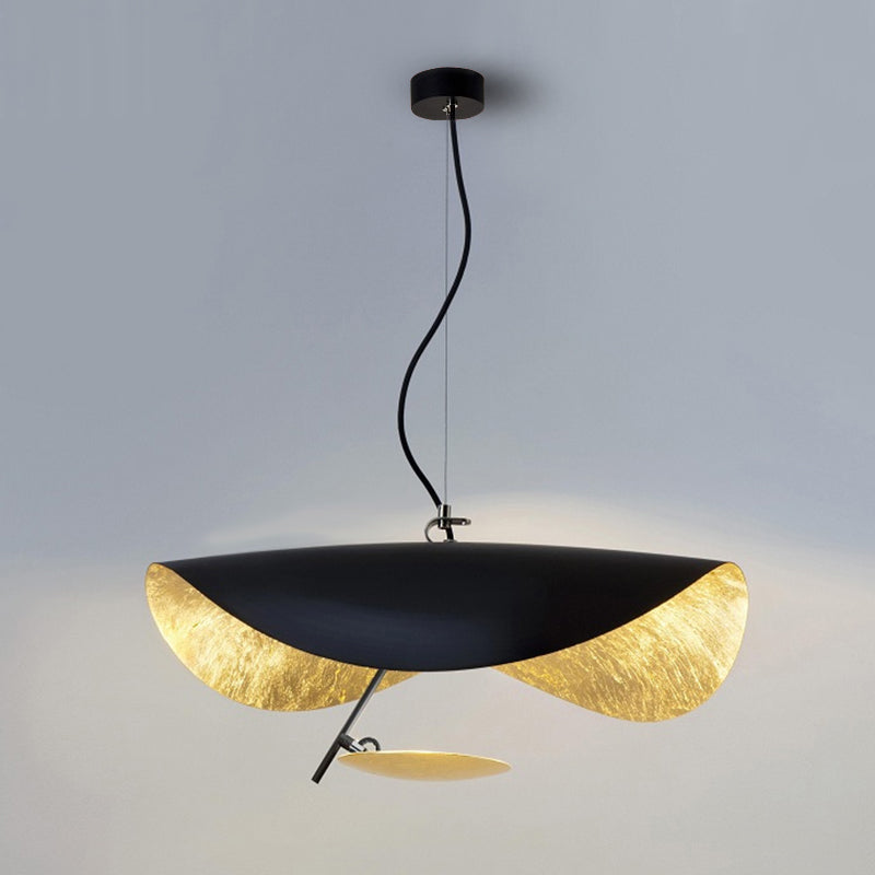 Lampa Wisząca Nowoczesna z Wygiętym Kloszem na Sufit