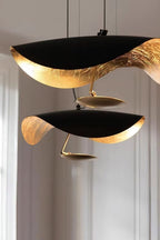 Lampa Wisząca Nowoczesna z Wygiętym Kloszem na Sufit