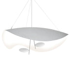 Lampa Wisząca Nowoczesna z Wygiętym Kloszem na Sufit