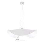 Lampa Wisząca Nowoczesna z Wygiętym Kloszem na Sufit