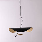 Lampa Wisząca Nowoczesna z Wygiętym Kloszem na Sufit