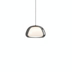 Lampa Wisząca Nowoczesna ze Szklanym Kloszem i Organiczną Formą
