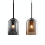 Lampa Wisząca Nowoczesna ze Szklanym Kloszem i Regulowaną Długością Kabla