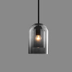 Lampa Wisząca Nowoczesna ze Szklanym Kloszem i Regulowaną Długością Kabla