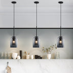 Lampa Wisząca Nowoczesna ze Szklanym Kloszem i Regulowaną Długością Kabla