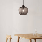 Lampa Wisząca Nowoczesna ze Szklanym Kloszem w Jodełkę