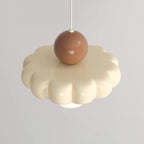 Lampa Wisząca Retro z Kloszem w Kształcie Chmury i Kulistym Dyfuzorem
