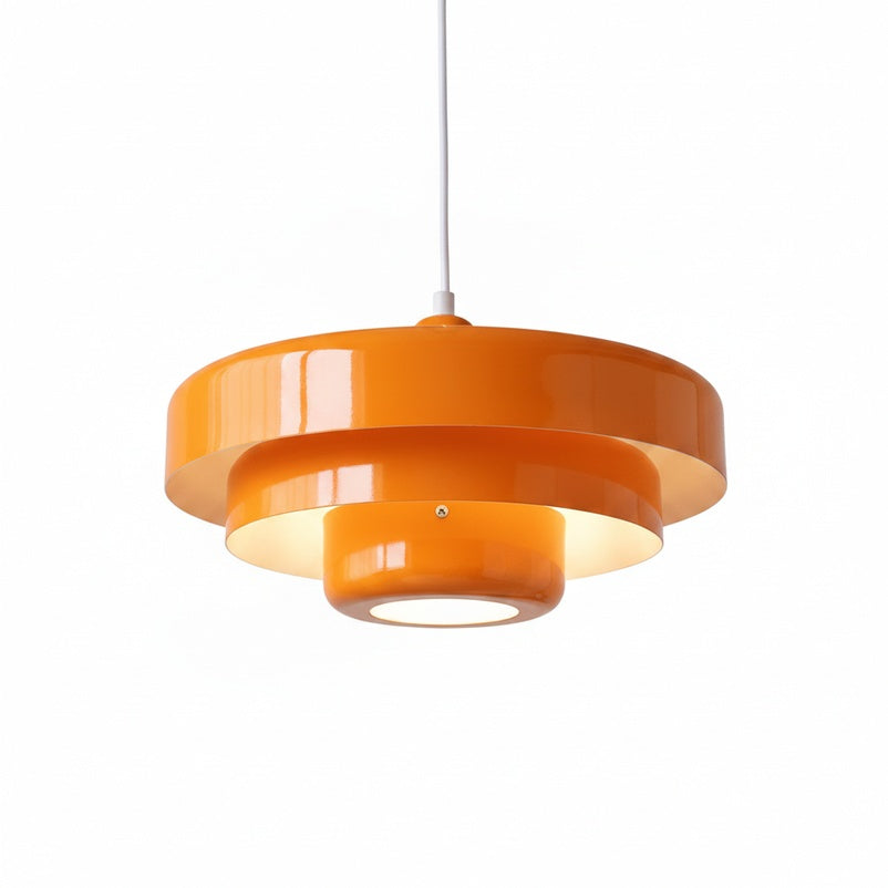 Lampa Wisząca Retro z Wielowarstwową Konstrukcją