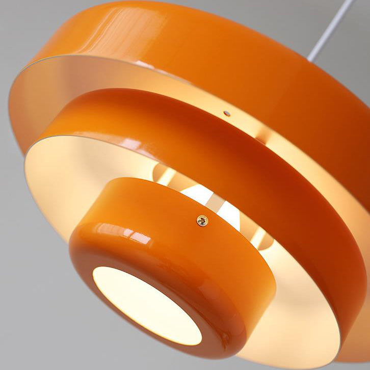 Lampa Wisząca Retro z Wielowarstwową Konstrukcją