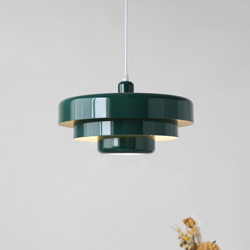 Lampa Wisząca Retro z Wielowarstwową Konstrukcją