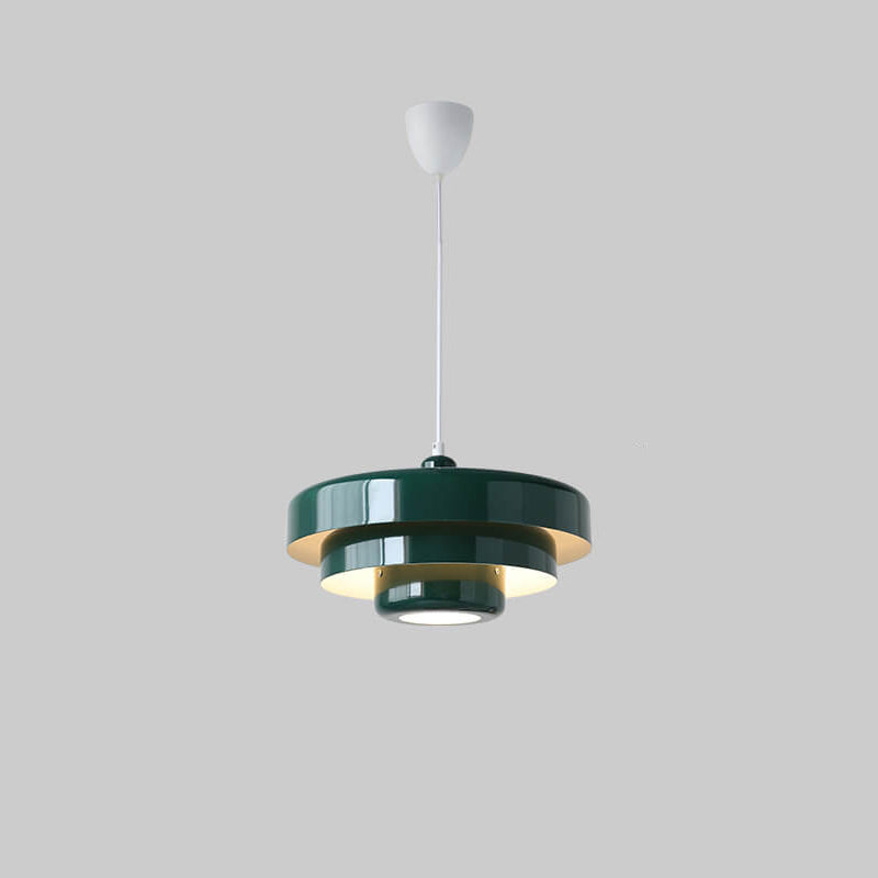 Lampa Wisząca Retro z Wielowarstwową Konstrukcją
