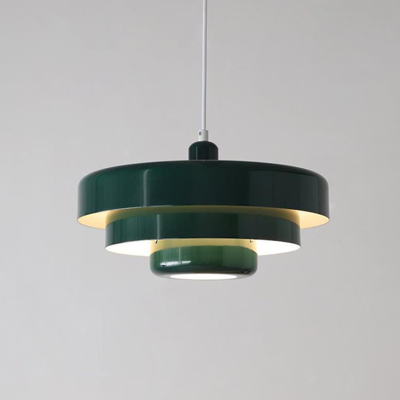 Lampa Wisząca Retro z Wielowarstwową Konstrukcją