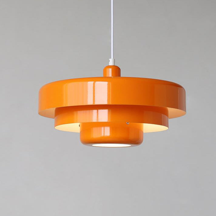 Lampa Wisząca Retro z Wielowarstwową Konstrukcją