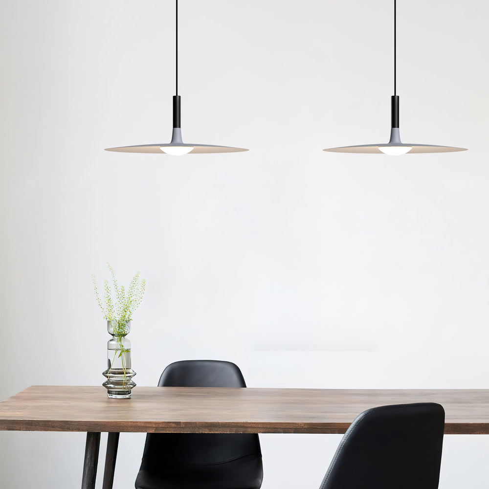 Lampa Wisząca Skandynawska Płaska LED Dyskowa nad Stół