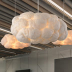 Lampa Wisząca Skandynawska w Kształcie Chmury z Regulowaną Wysokością
