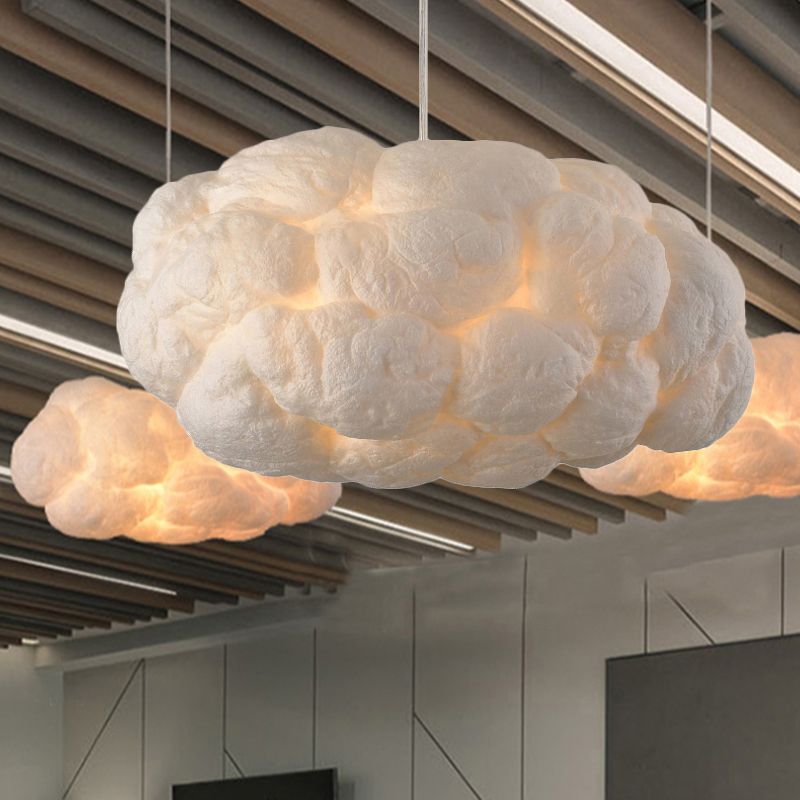 Lampa Wisząca Skandynawska w Kształcie Chmury z Regulowaną Wysokością