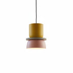 Lampa Wisząca Skandynawska z Dwuczęściowym Kloszem w Stylu Macarons