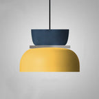 Lampa Wisząca Skandynawska z Dwuczęściowym Kloszem w Stylu Macarons