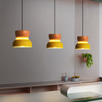 Lampa Wisząca Skandynawska z Dwuczęściowym Kloszem w Stylu Macarons