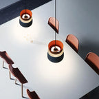 Lampa Wisząca Skandynawska z Dwuczęściowym Kloszem w Stylu Macarons