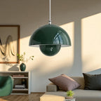Lampa Wisząca Skandynawska z Kloszem w Kształcie Kuli