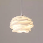 Lampa Wisząca Skandynawska z Kloszem w Kształcie Kwiatu
