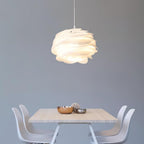 Lampa Wisząca Skandynawska z Kloszem w Kształcie Kwiatu