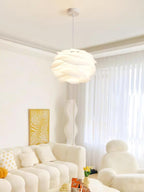 Lampa Wisząca Skandynawska z Kloszem w Kształcie Kwiatu