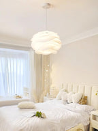 Lampa Wisząca Skandynawska z Kloszem w Kształcie Kwiatu