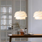 Lampa Wisząca Skandynawska z Kloszem w Kształcie Kwiatu