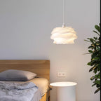 Lampa Wisząca Skandynawska z Kloszem w Kształcie Kwiatu