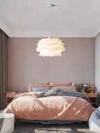 Lampa Wisząca Skandynawska z Kloszem w Kształcie Kwiatu