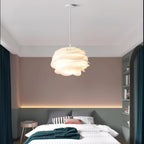 Lampa Wisząca Skandynawska z Kloszem w Kształcie Kwiatu
