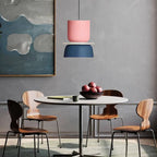 Lampa Wisząca Skandynawska z Kolorowym Kloszem