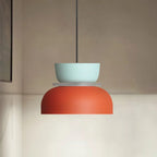 Lampa Wisząca Skandynawska z Kolorowym Kloszem
