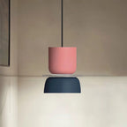 Lampa Wisząca Skandynawska z Kolorowym Kloszem