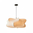 Lampa Wisząca Skandynawska z Organicznym Kloszem w Stylu Wabi Sabi