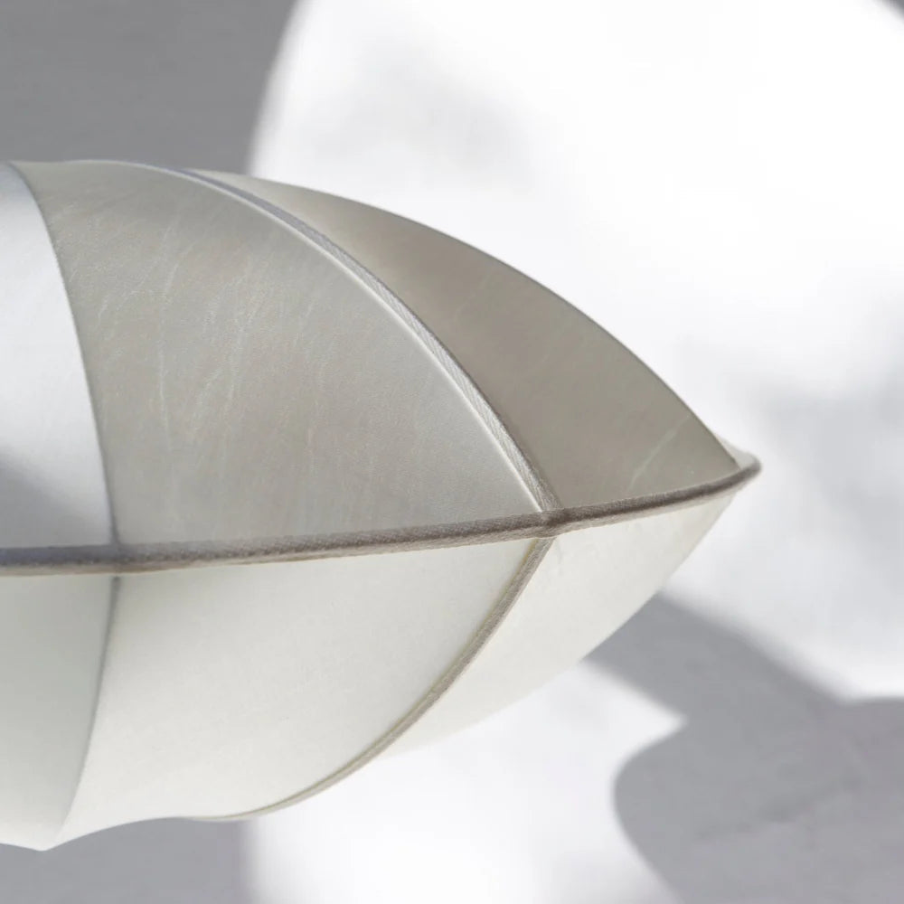 Lampa Wisząca Skandynawska z Owalnymi Kloszem z Tkaniny