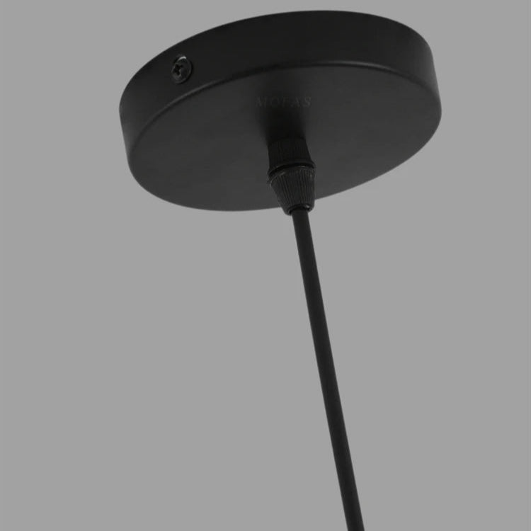 Lampa Wisząca Skandynawska z Podwójnym Kloszem Szklanym