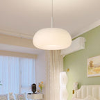 Lampa Wisząca Skandynawska z Ryflowanym Kloszem Akrylowym