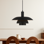 Lampa Wisząca Skandynawska z Wielopoziomowym Kloszem