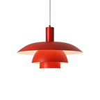 Lampa Wisząca Skandynawska z Wielopoziomowym Kloszem