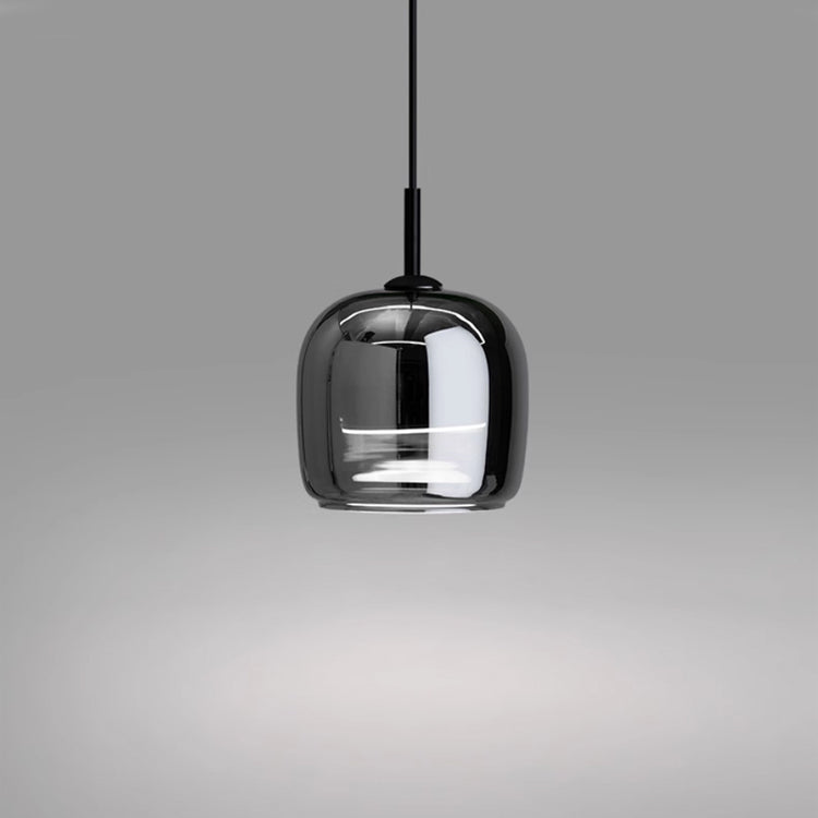 Lampa Wisząca Skandynawska ze Szklanym Kloszem